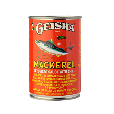 CABALLA EN SALSA TOMATE PICANTE 425G GEISHA (E4504)
